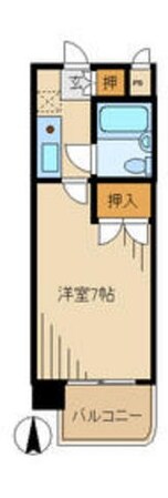 クリスタルマンションの物件間取画像